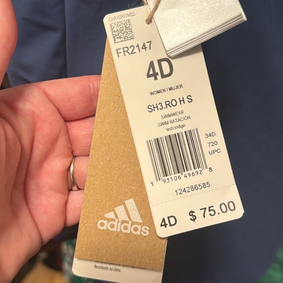 Adidas zip up high neck one piece - Picture 5 of 5